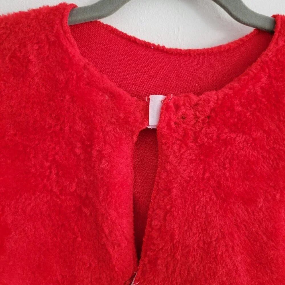 Santa Red and White Cap Kids Toddler size 2-4